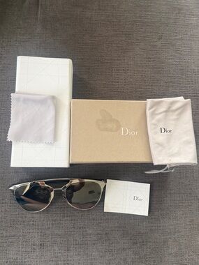 Christian Dior DiorReflected Aviator Sunglasses Made in Italy
